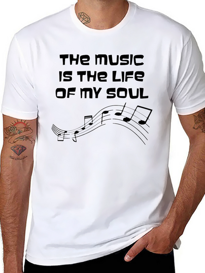 Music is the Life of My Soul Graphic Tee