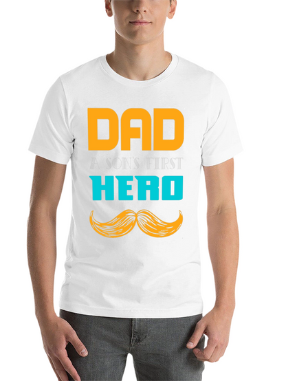 Dad Hero T-Shirt - A Sons First Hero Tee