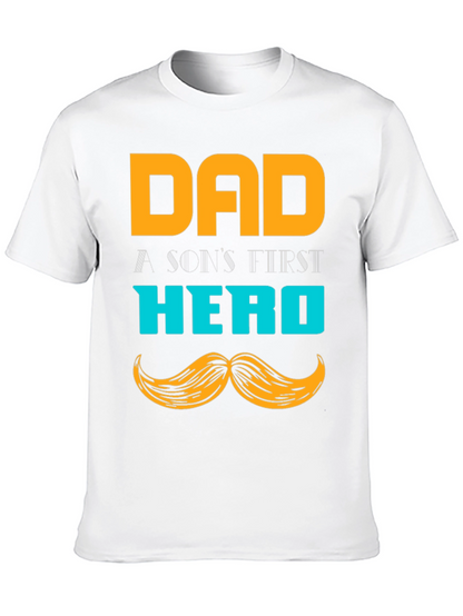 Dad Hero T-Shirt - A Sons First Hero Tee