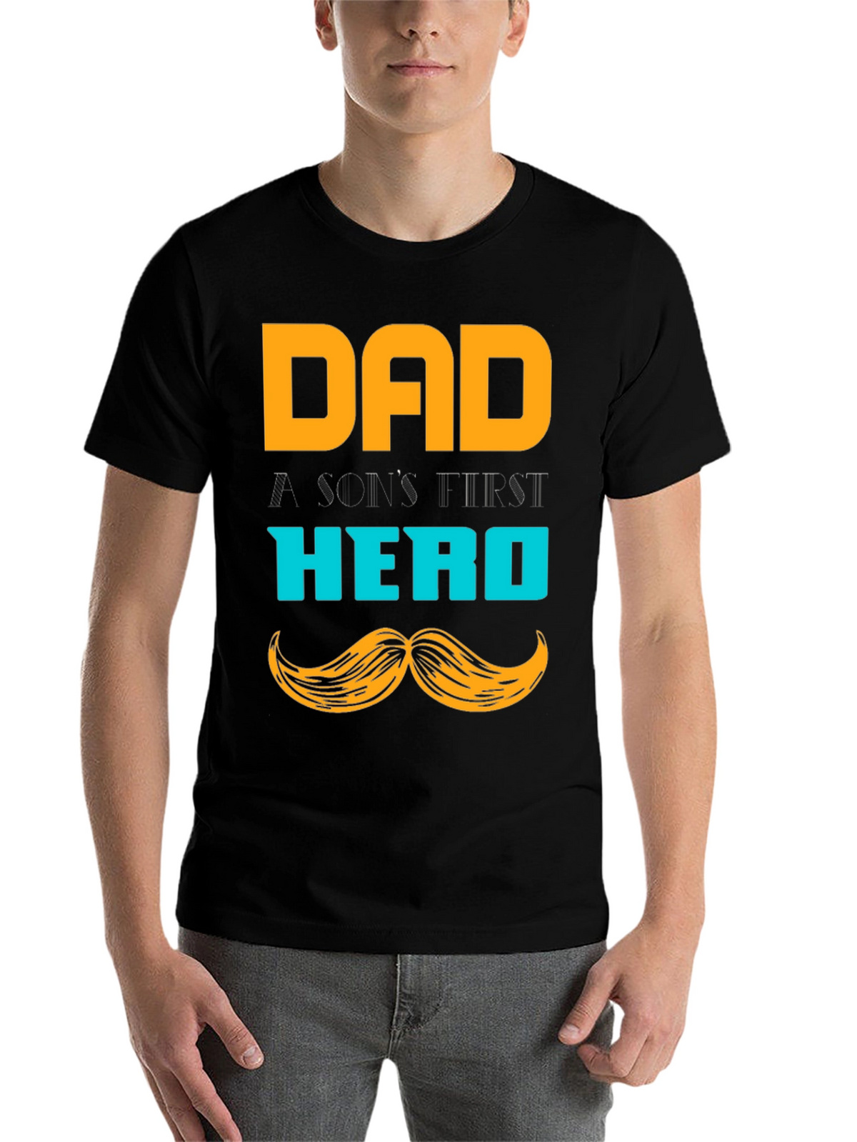Dad Hero T-Shirt - A Sons First Hero Tee