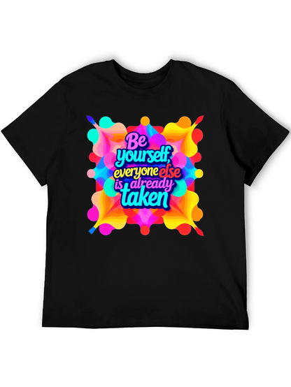 Be Yourself Graphic T-Shirt - Black