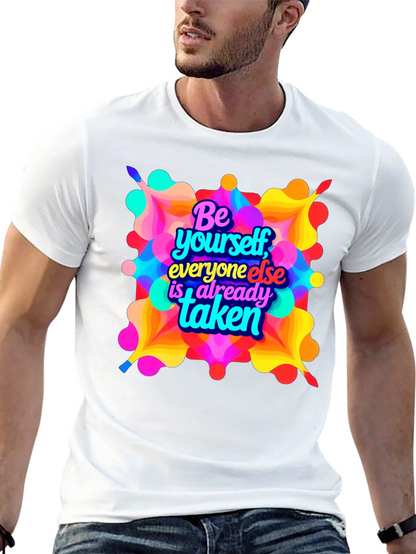 Be Yourself Graphic T-Shirt - Black