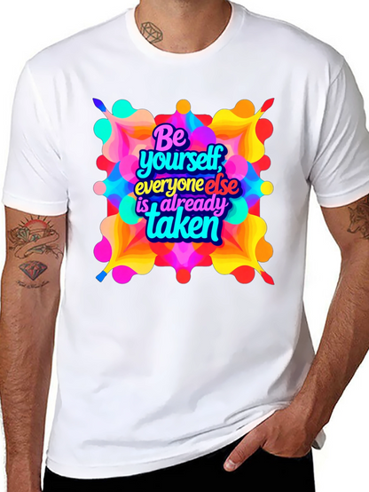 Be Yourself Graphic T-Shirt - Black