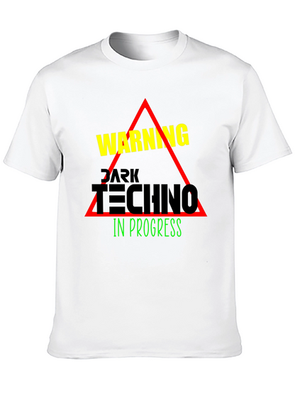 Dark Techno In Progress Graphic Tee