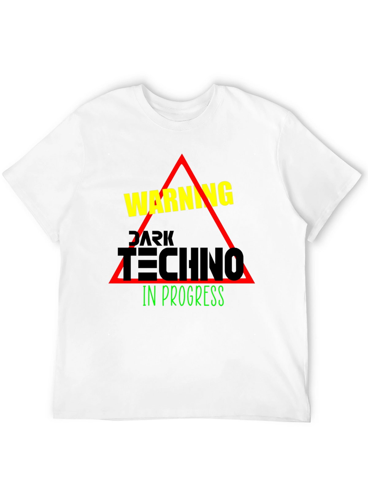 Dark Techno In Progress Graphic Tee