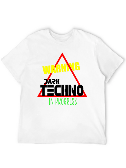 Dark Techno In Progress Graphic Tee