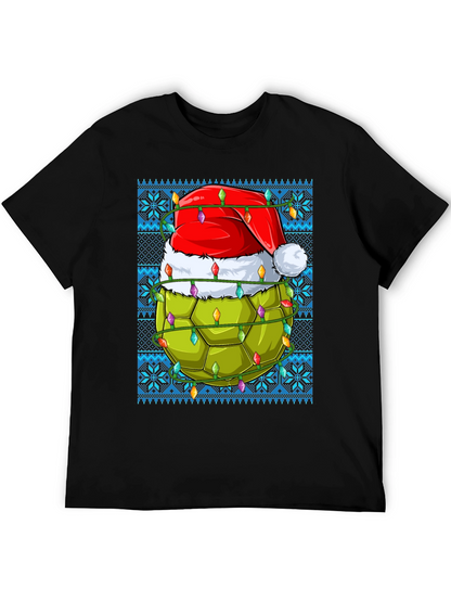 Festive Turtle Shell Christmas T-Shirt
