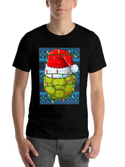Festive Turtle Shell Christmas T-Shirt
