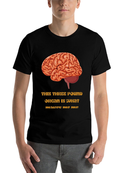 Brain Graphic T-Shirt - Makes Me Me