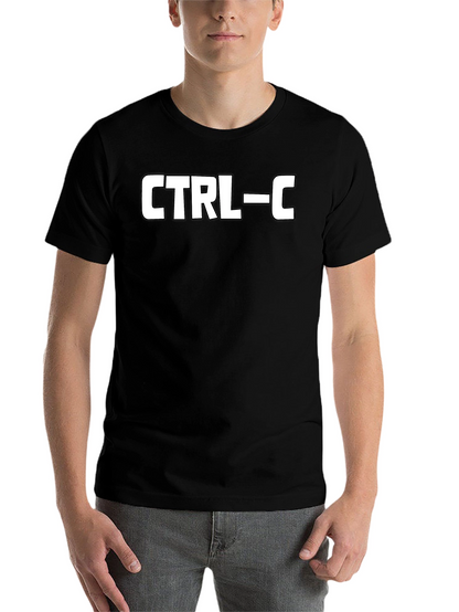 CTRL-C Copy T-Shirt - Programmer Humor Tee