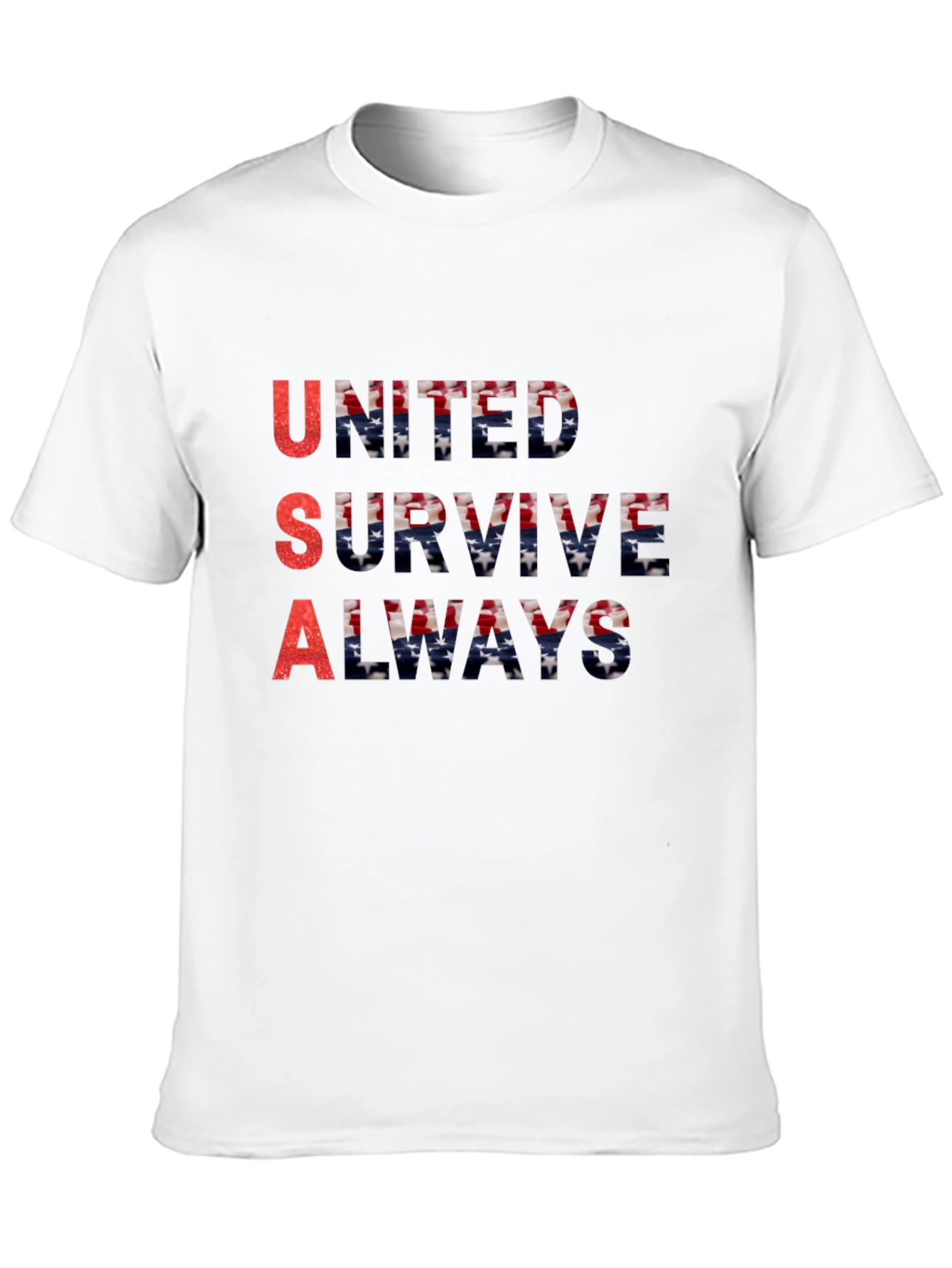 USA United Survive Always Graphic T-Shirt