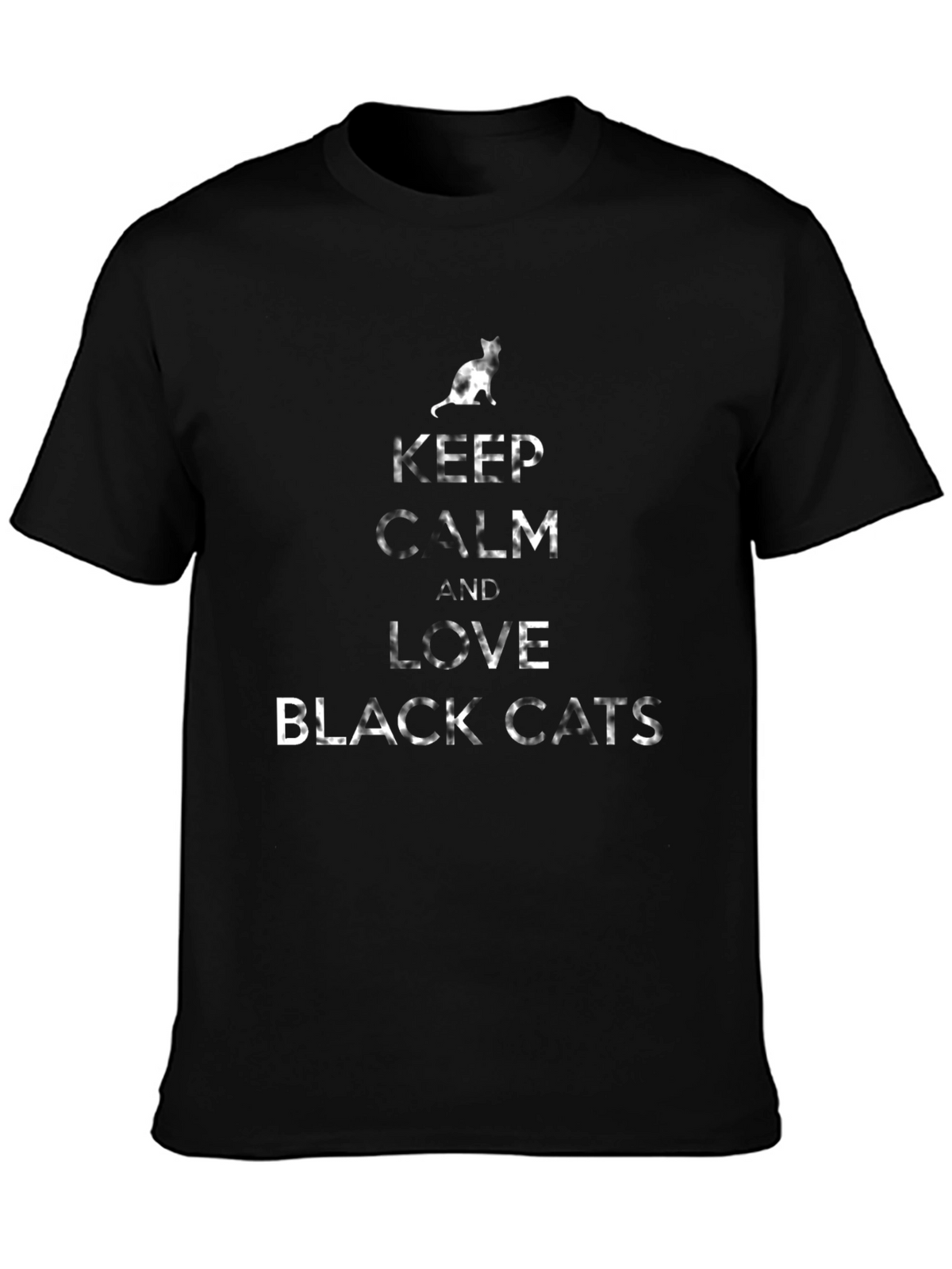 Keep Calm Black Cats T-Shirt - Soft Cotton Tee