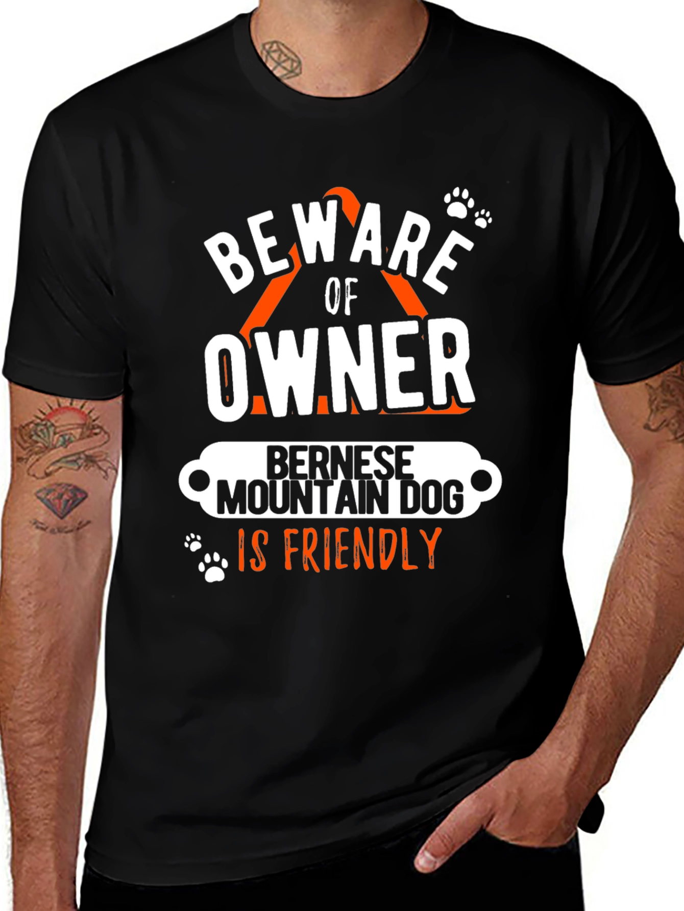 Beware Owner Bernese Mountain Dog T-Shirt