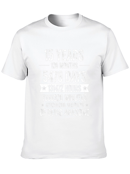 15 Years of Being Awesome Graphic T-Shirt