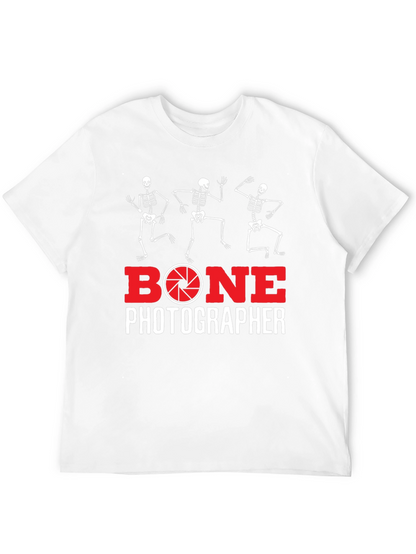 Bone Photographer Skeleton T-Shirt