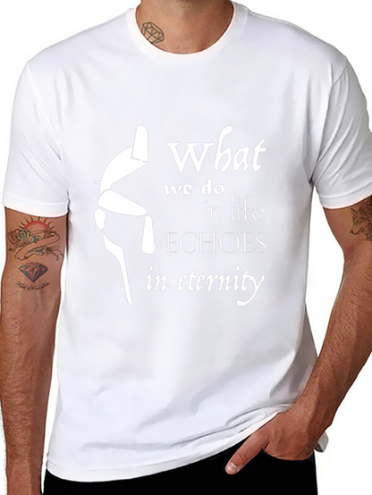 Eternity Echoes T-Shirt - Black Graphic Tee