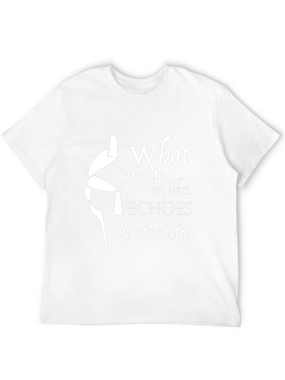Eternity Echoes T-Shirt - Black Graphic Tee