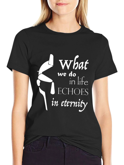 Eternity Echoes T-Shirt - Black Graphic Tee