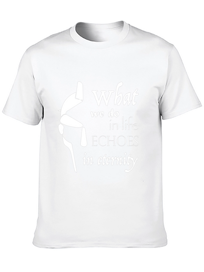 Eternity Echoes T-Shirt - Black Graphic Tee