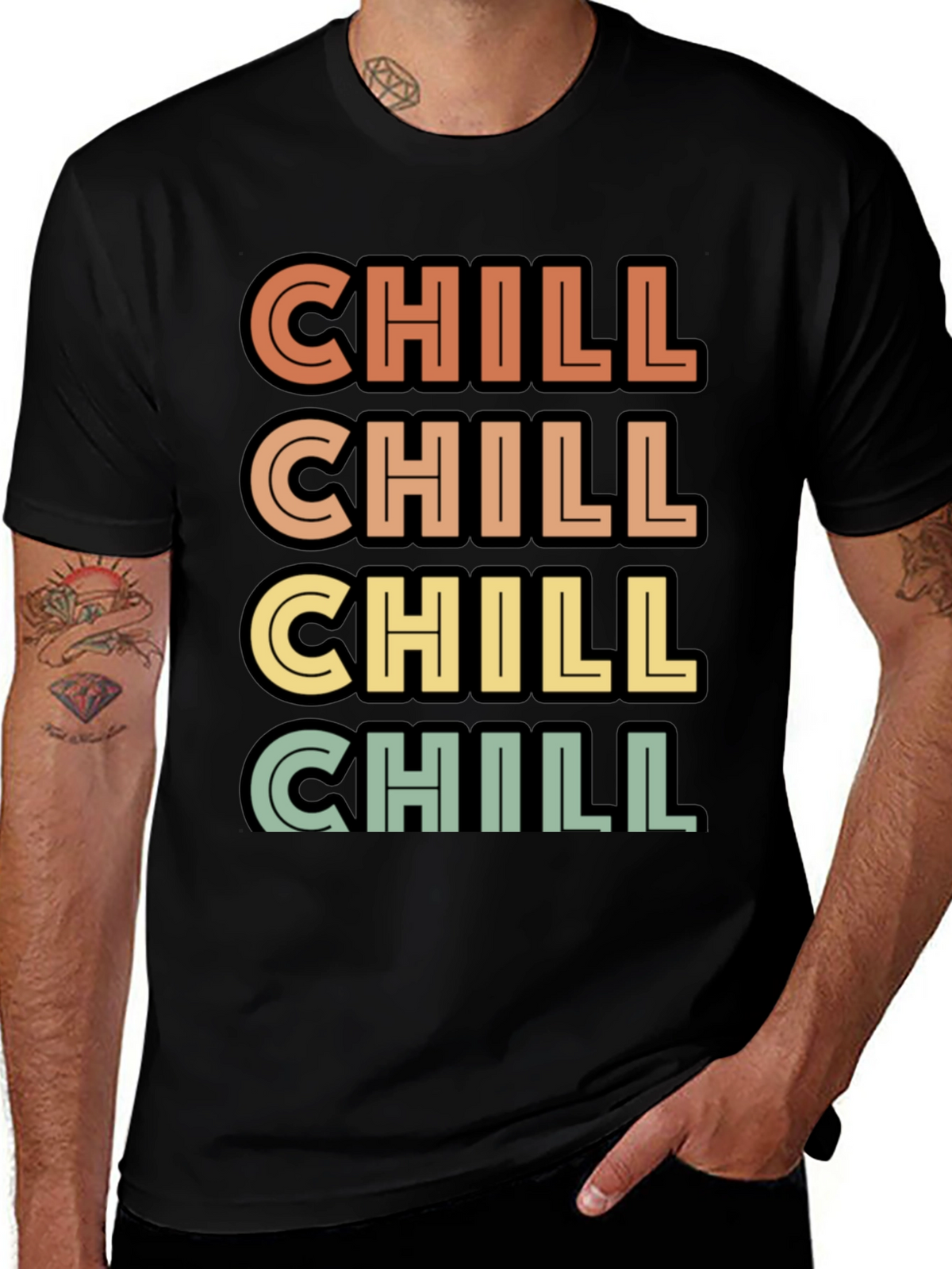 Chill Retro Graphic T-Shirt