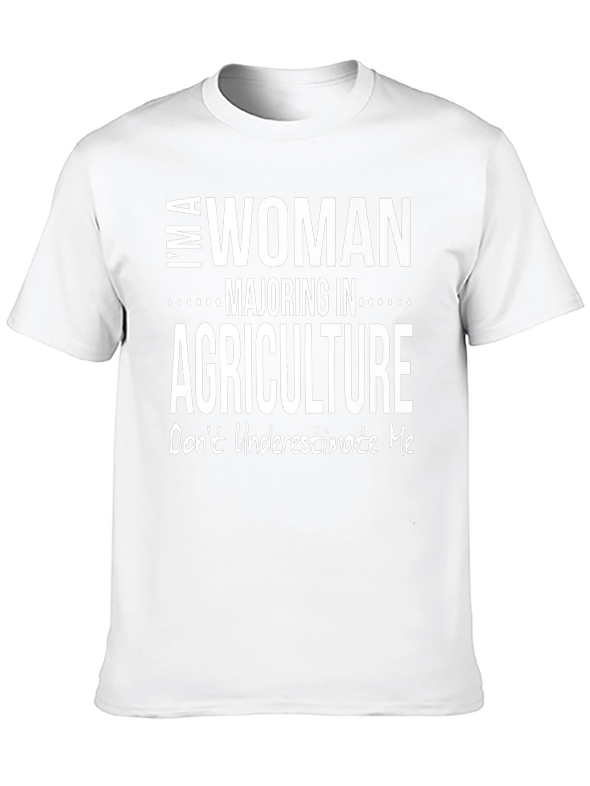 Woman Majoring in Agriculture Graphic T-Shirt