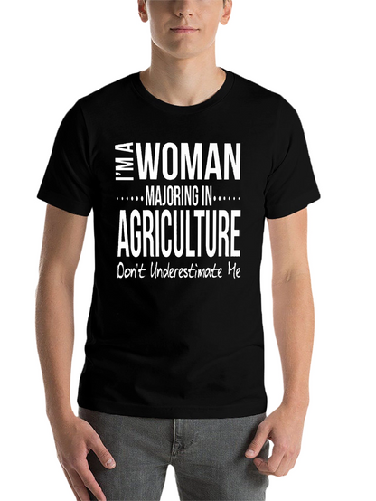 Woman Majoring in Agriculture Graphic T-Shirt