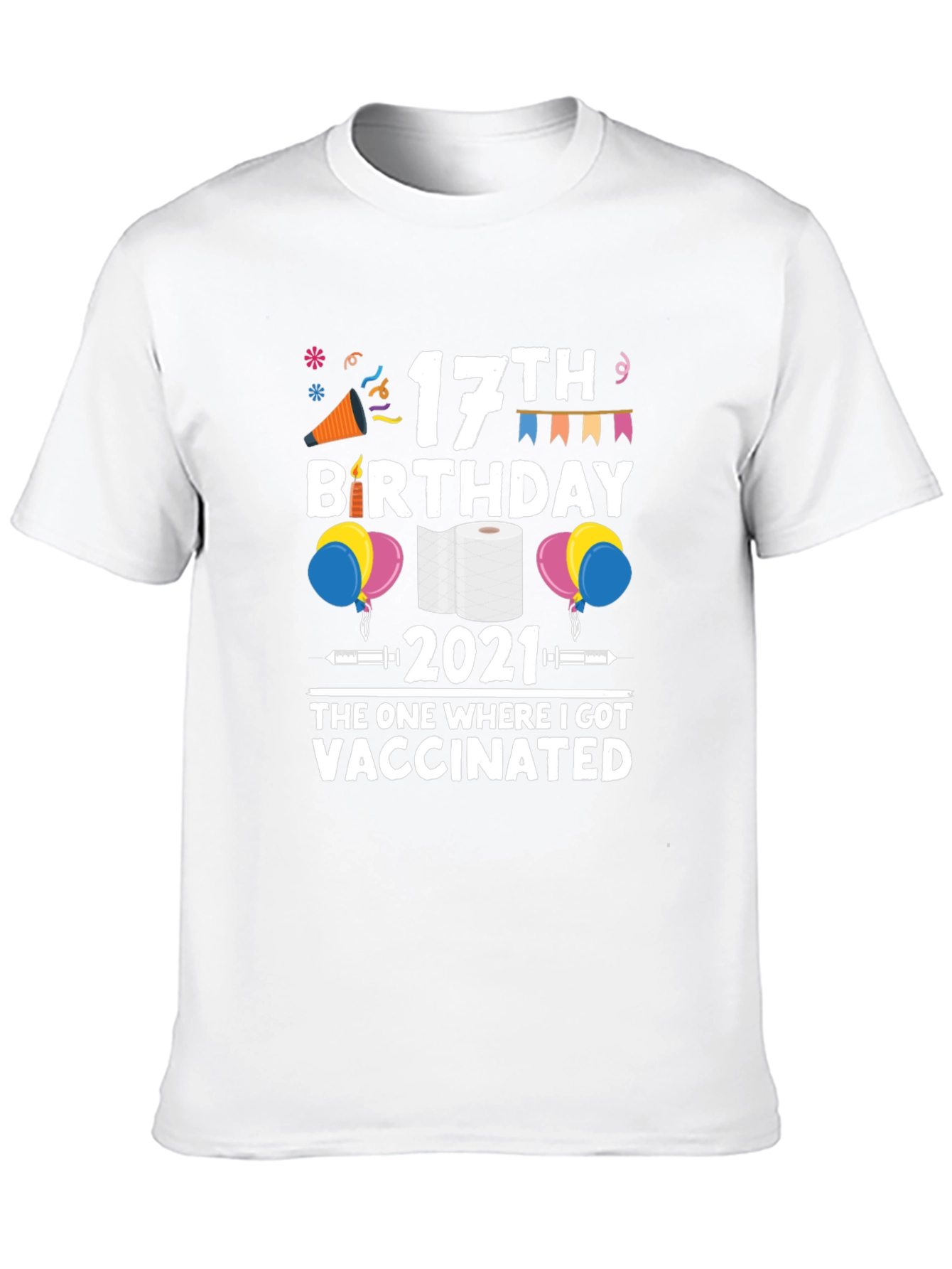 17th Birthday Vaccinated 2021 T-Shirt