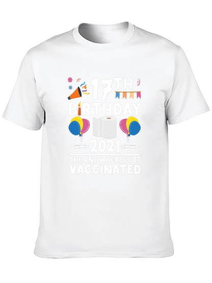 17th Birthday Vaccinated 2021 T-Shirt
