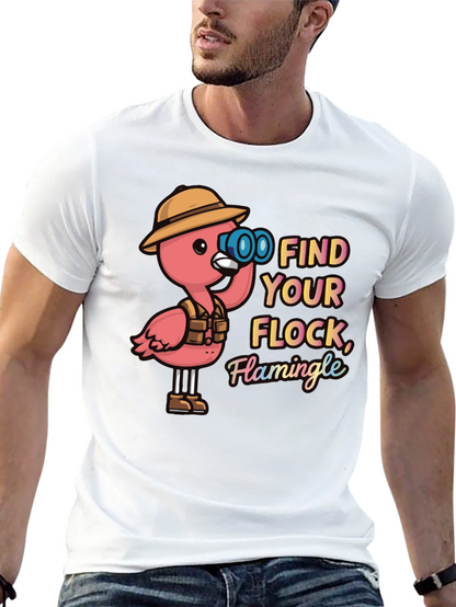 Find Your Flock Flamingo Graphic Tee
