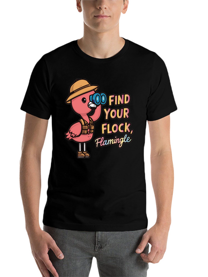 Find Your Flock Flamingo Graphic Tee
