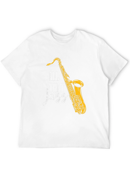 All That Jazz Saxophone Graphic T-Shirt