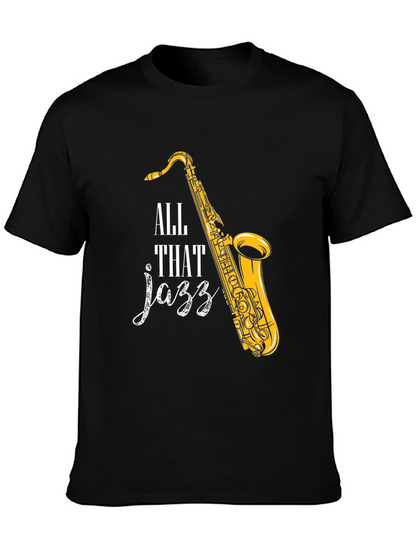All That Jazz Saxophone Graphic T-Shirt
