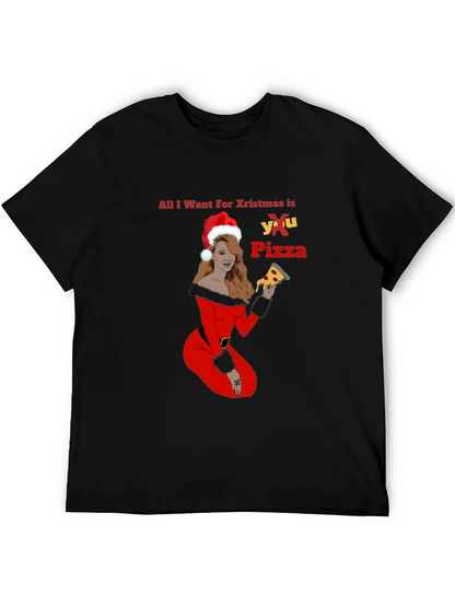All I Want For Christmas is Pizza T-Shirt