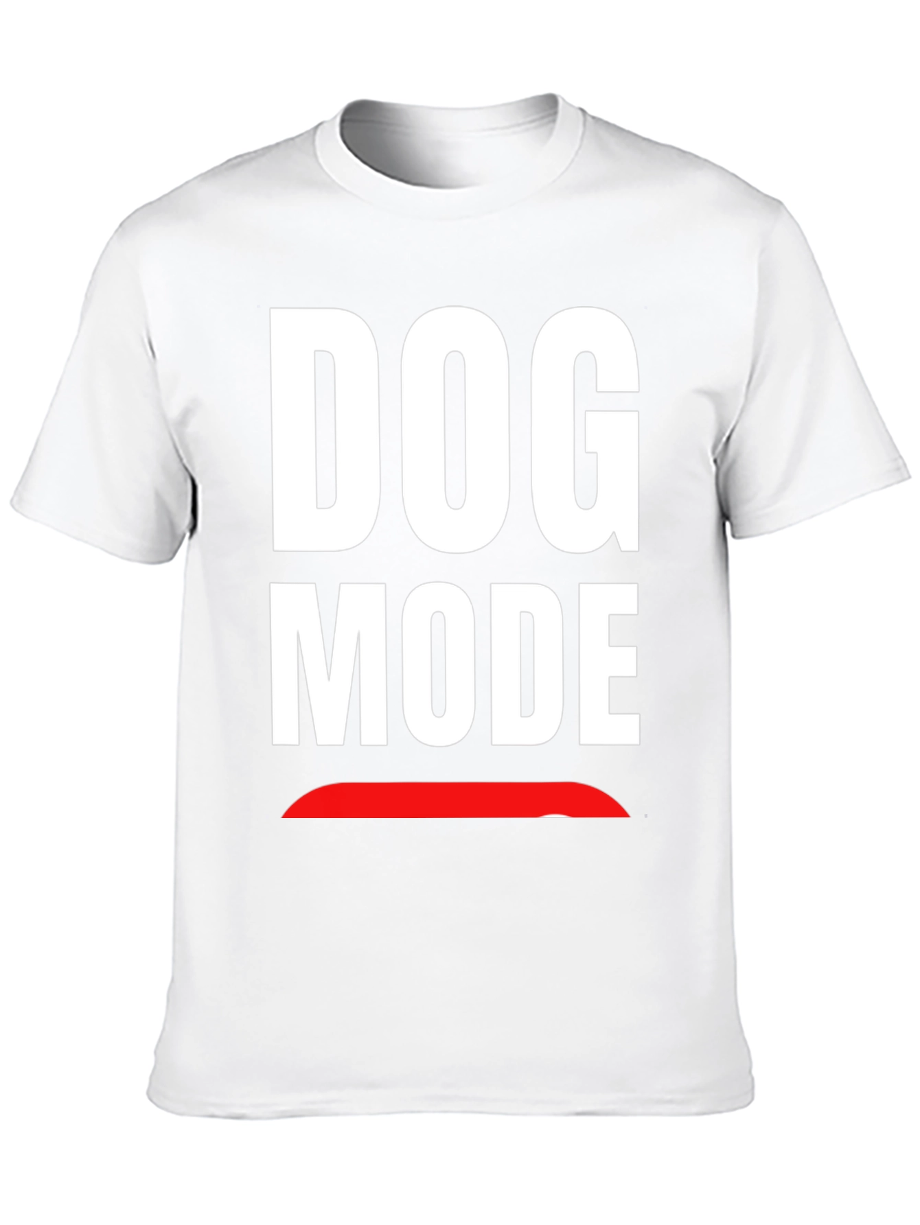 Dog Mode Graphic T-Shirt - Funny Novelty Tee