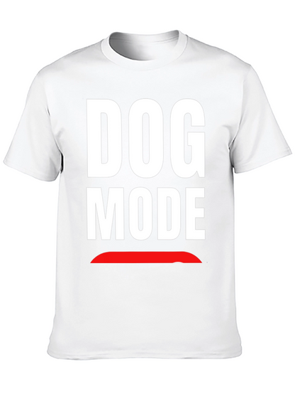 Dog Mode Graphic T-Shirt - Funny Novelty Tee