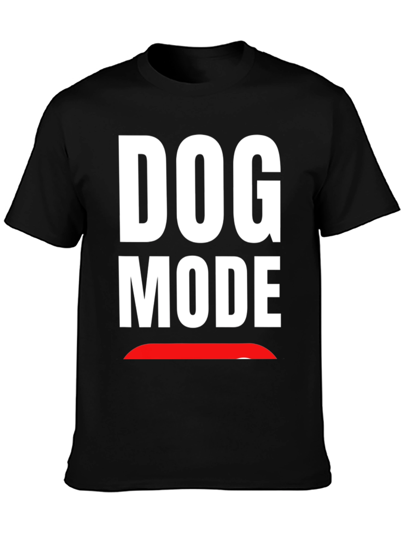Dog Mode Graphic T-Shirt - Funny Novelty Tee