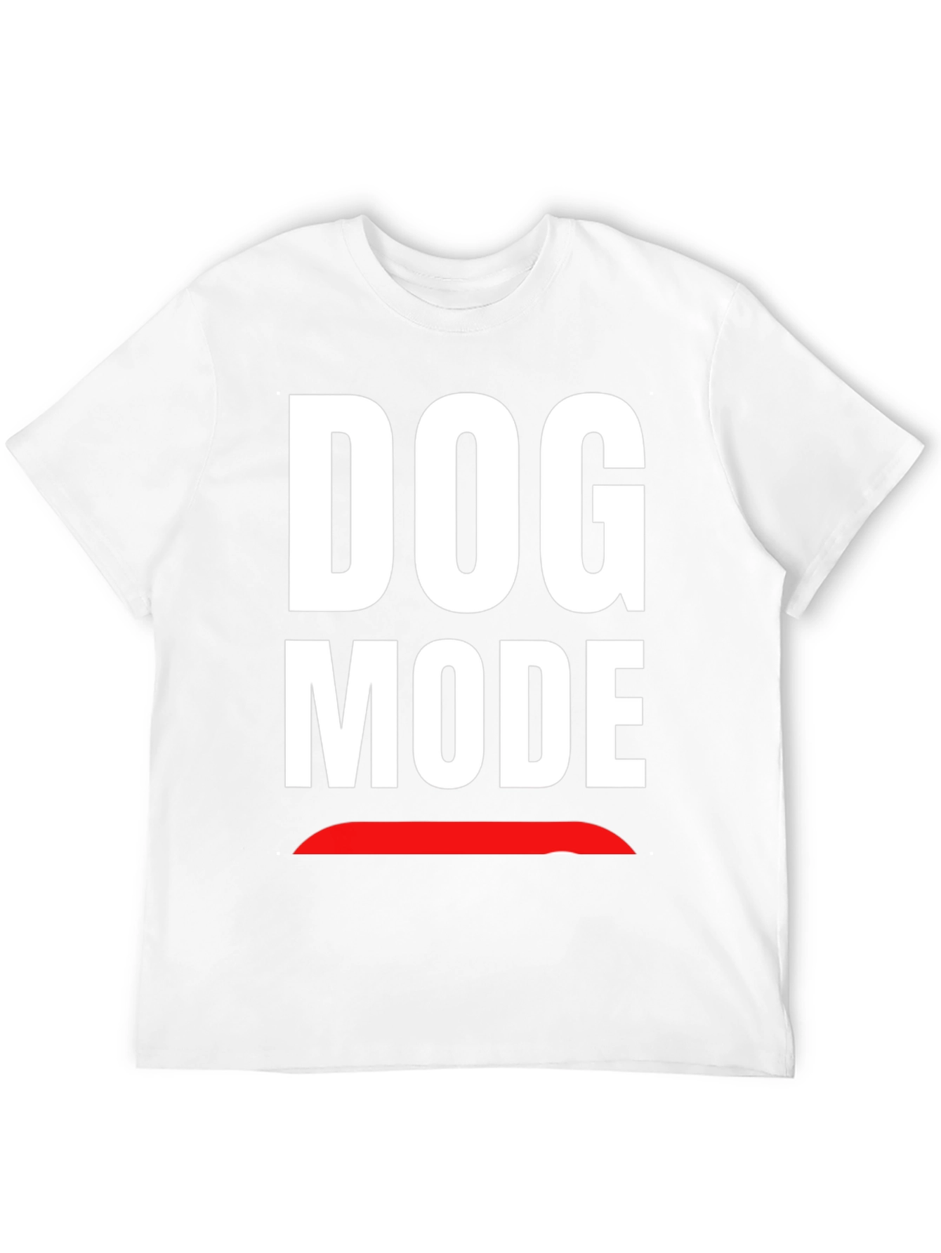 Dog Mode Graphic T-Shirt - Funny Novelty Tee