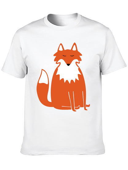 Mens Black Fox Graphic Tee