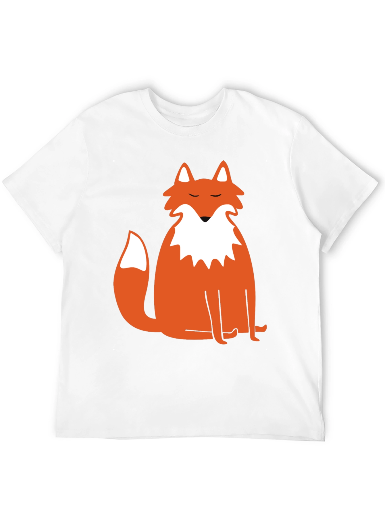 Mens Black Fox Graphic Tee