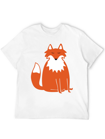 Mens Black Fox Graphic Tee