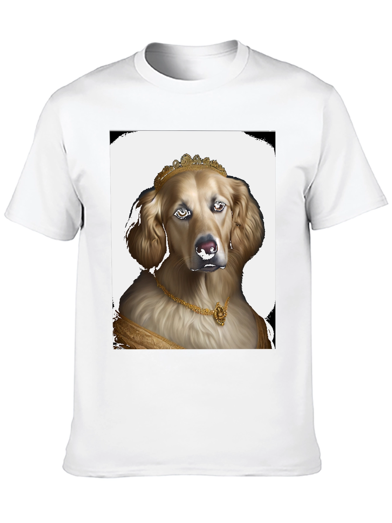 Dog Queen Graphic Tee - Black Cotton T-Shirt
