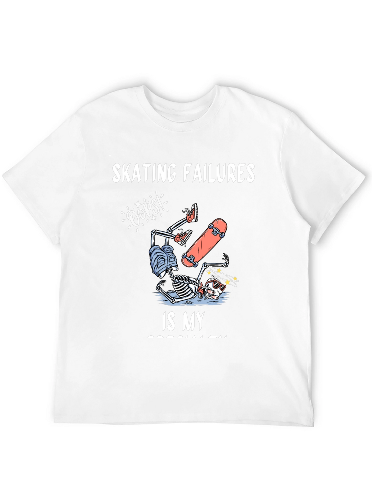 Skating Failures Skeleton Graphic Tee