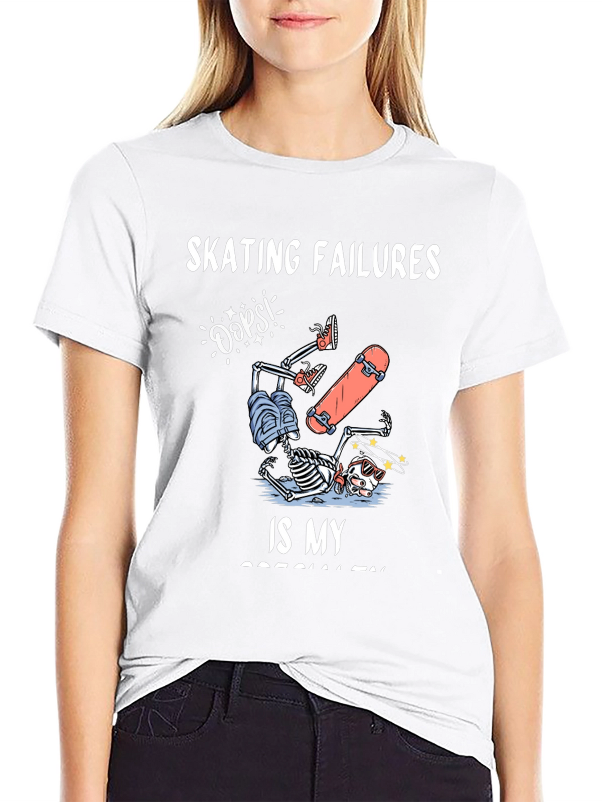 Skating Failures Skeleton Graphic Tee