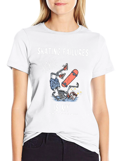 Skating Failures Skeleton Graphic Tee