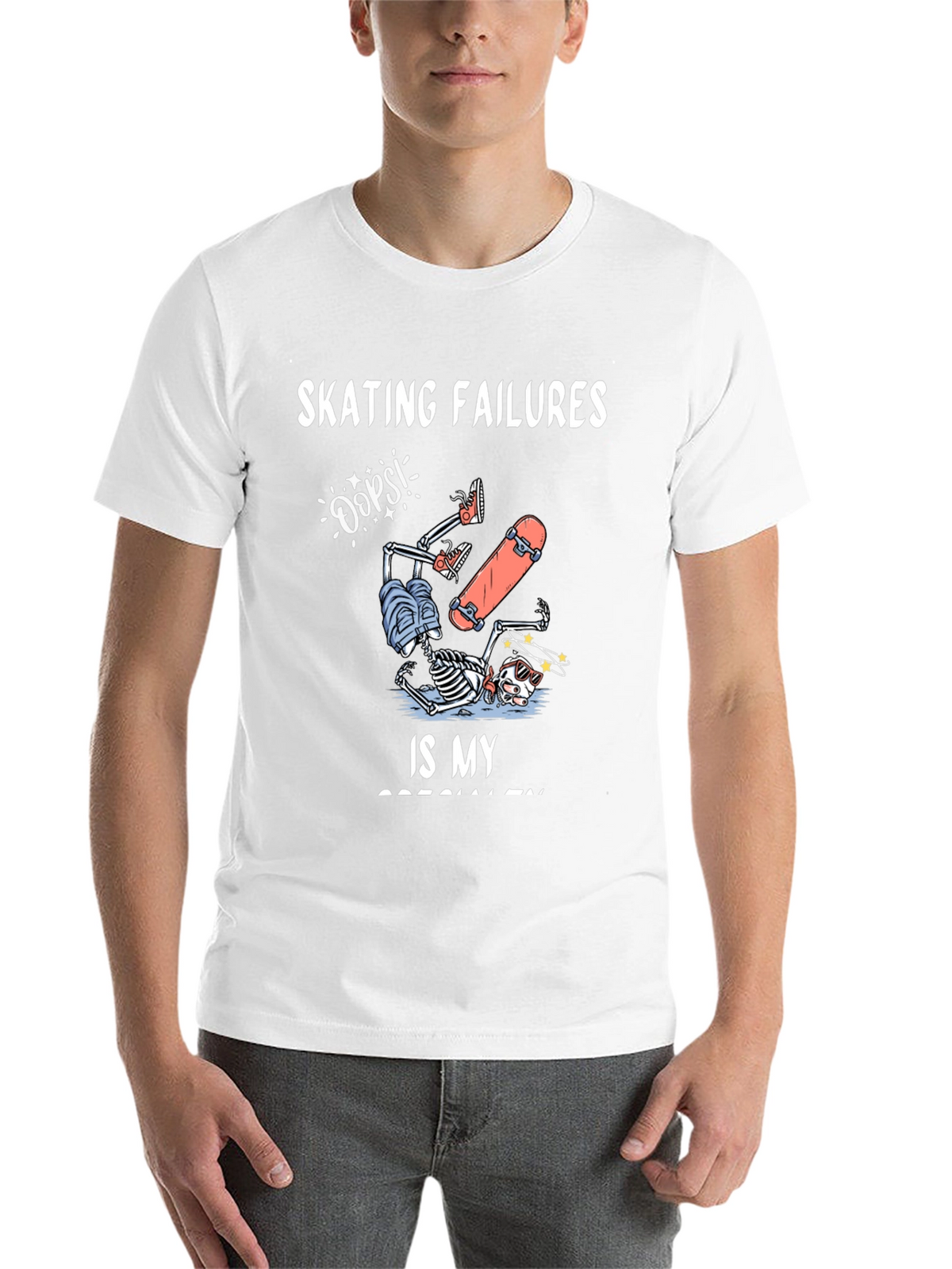 Skating Failures Skeleton Graphic Tee