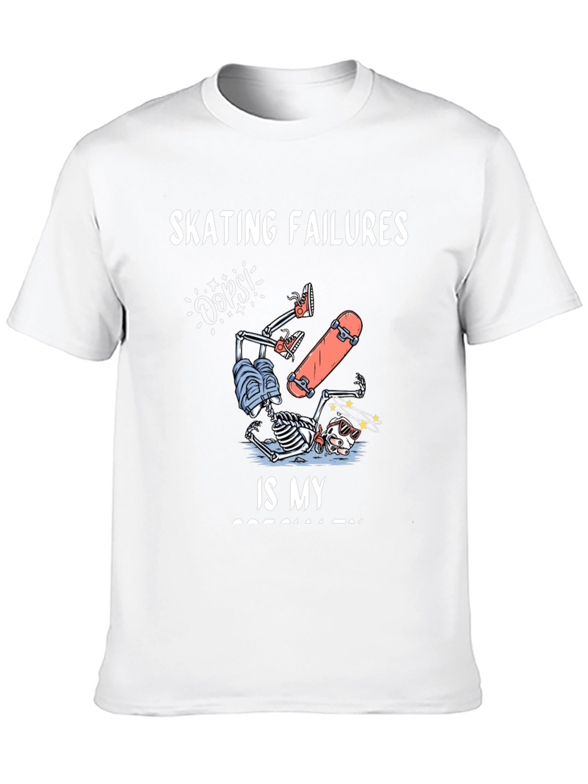 Skating Failures Skeleton Graphic Tee