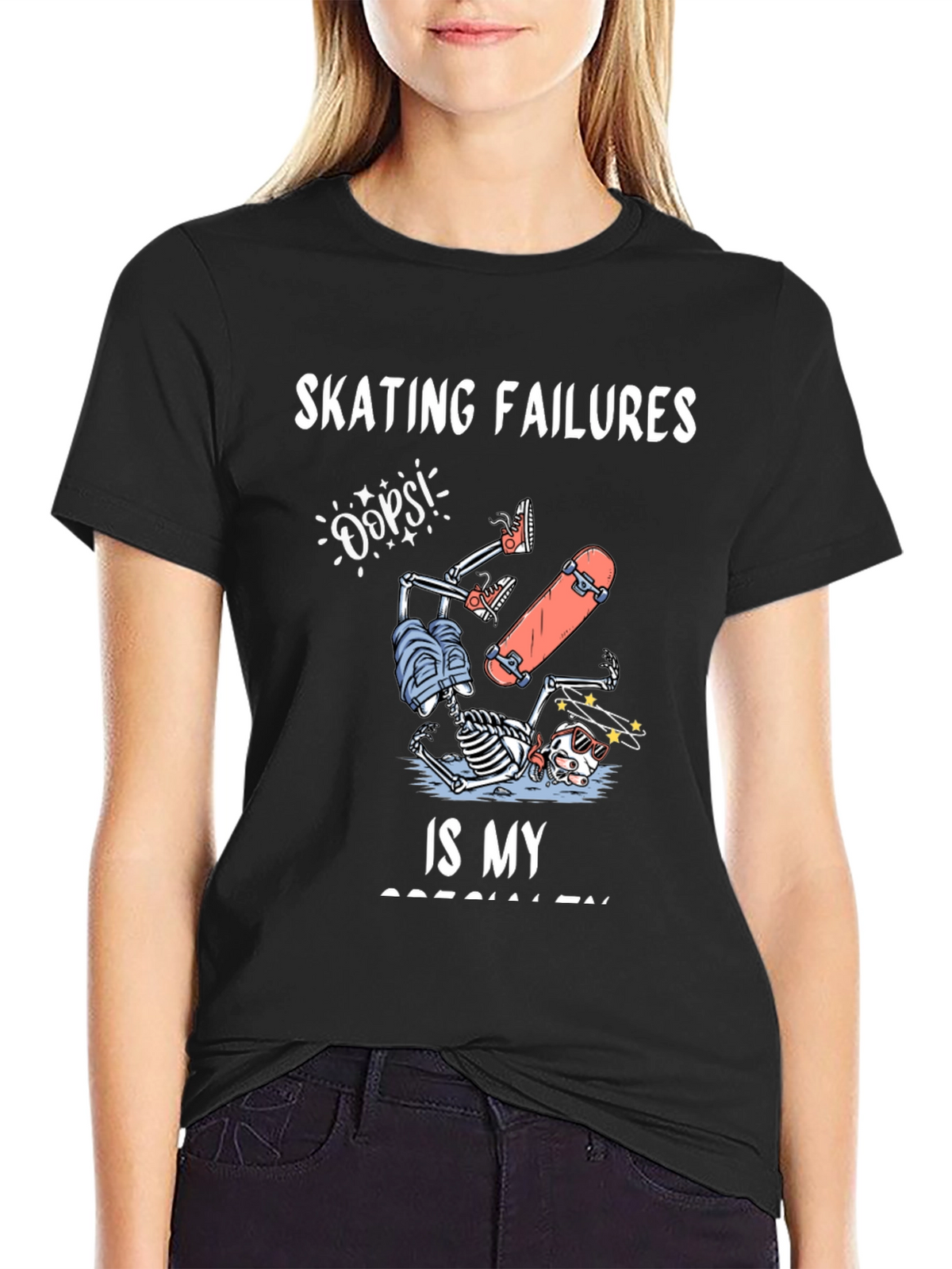 Skating Failures Skeleton Graphic Tee