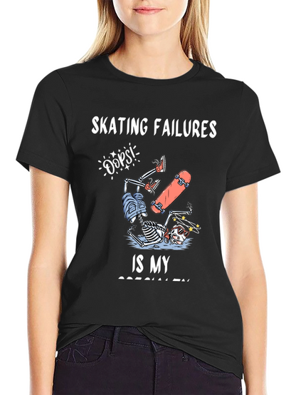 Skating Failures Skeleton Graphic Tee