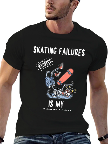 Skating Failures Skeleton Graphic Tee