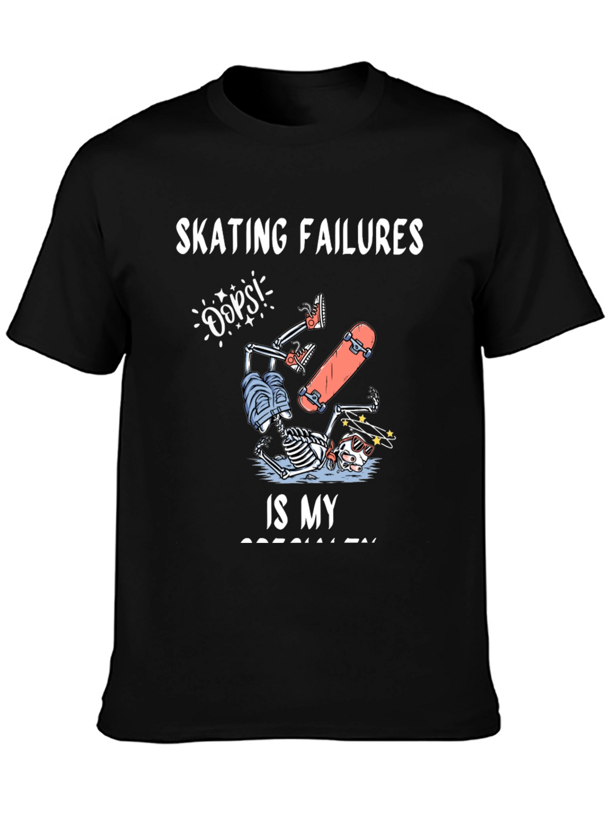 Skating Failures Skeleton Graphic Tee